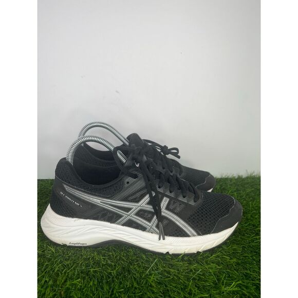 ASICS Gel-Contend 7 Women’s Running Shoes Black Silver Size 7 - Picture 2 of 6